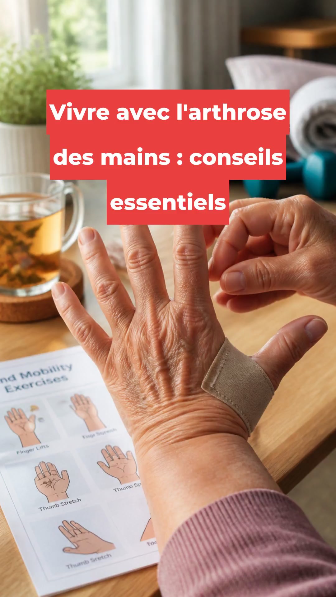 Vivre avec l'arthrose des mains : conseils essentiels
