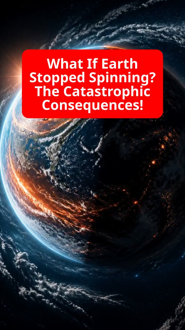What If Earth Stopped Spinning? The Catastrophic Consequences!