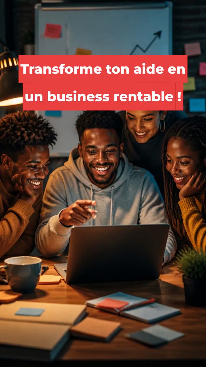 Transforme ton aide en un business rentable !