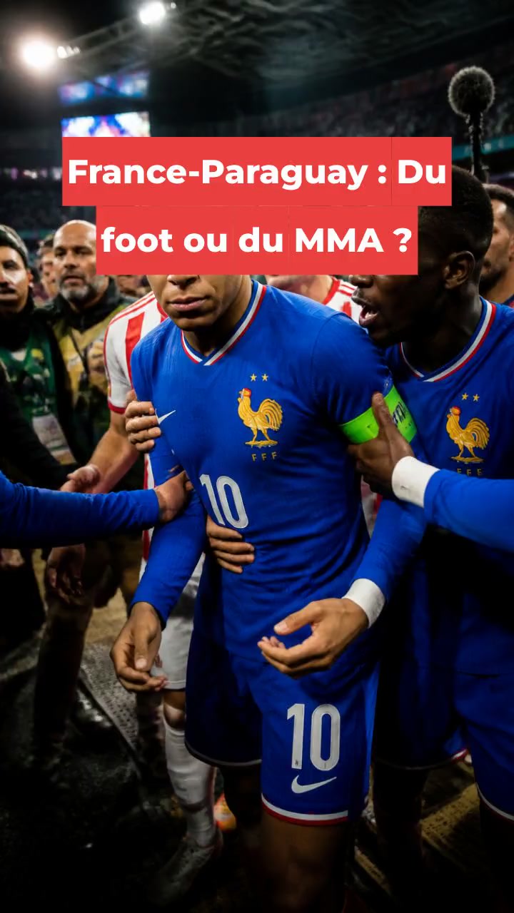 France-Paraguay : Du foot ou du MMA ?