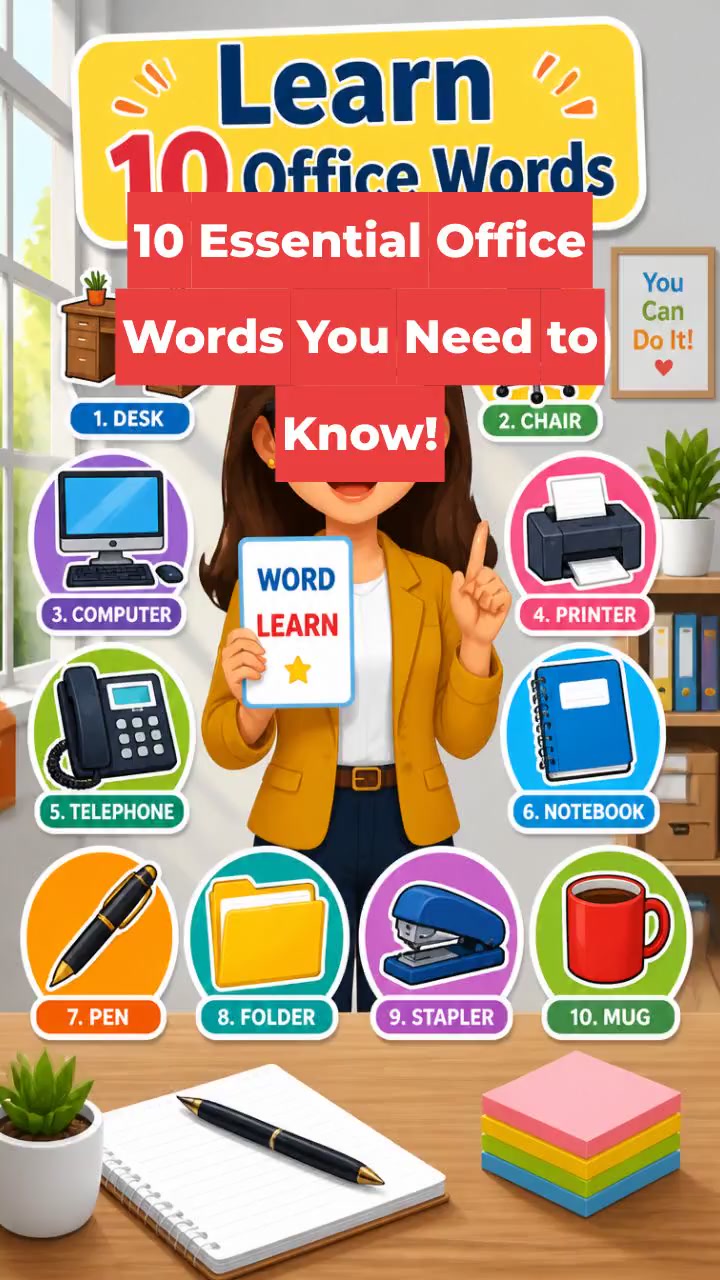 10 Essential Office Words You Need to Know!
