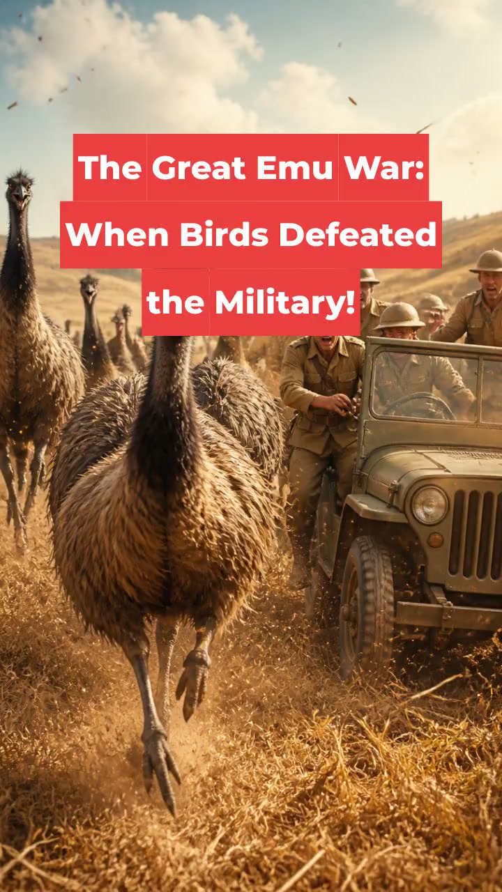 The Great Emu War: When Birds Defeated the Military!