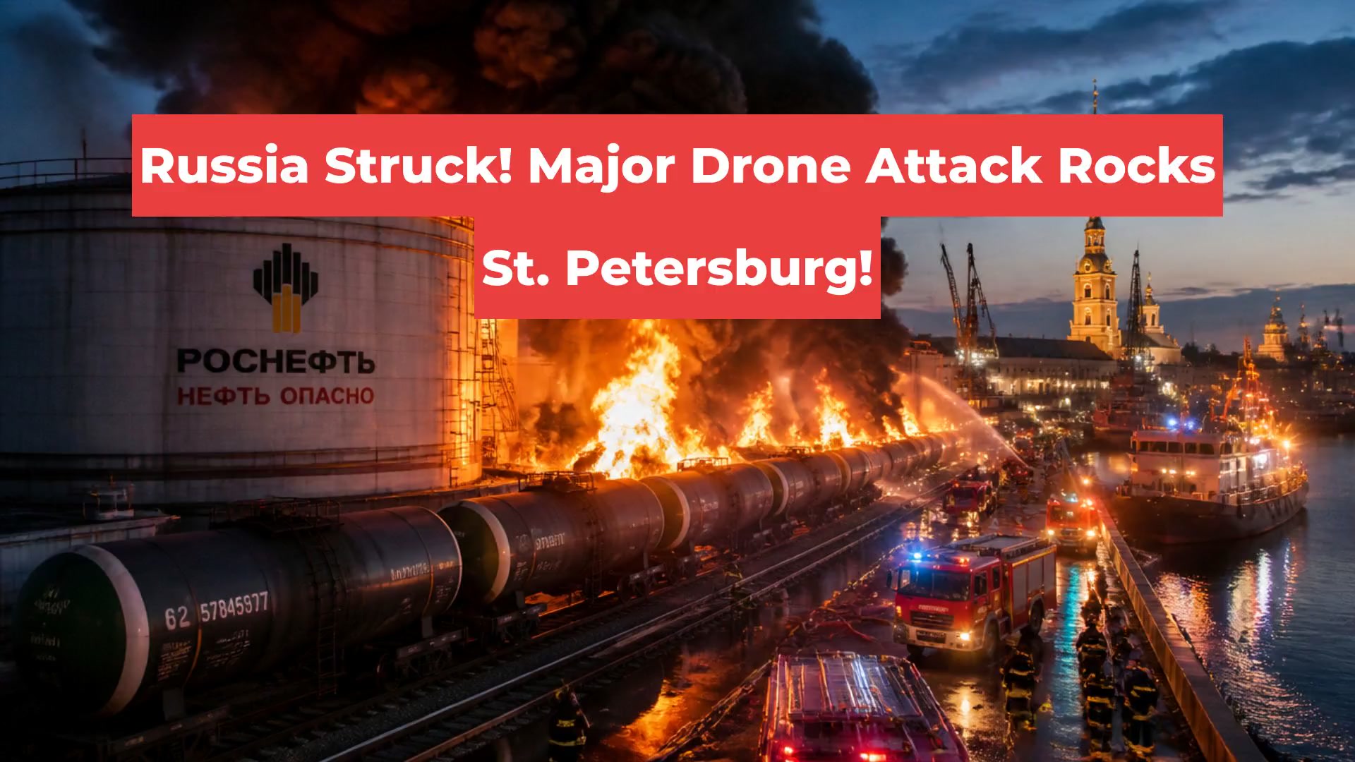 Russia Struck! Major Drone Attack Rocks St. Petersburg!