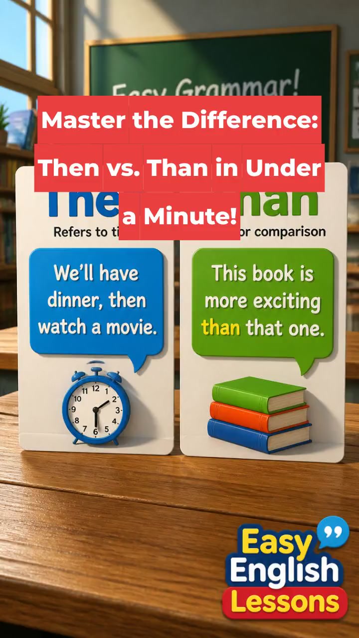 Master the Difference: Then vs. Than in Under a Minute!