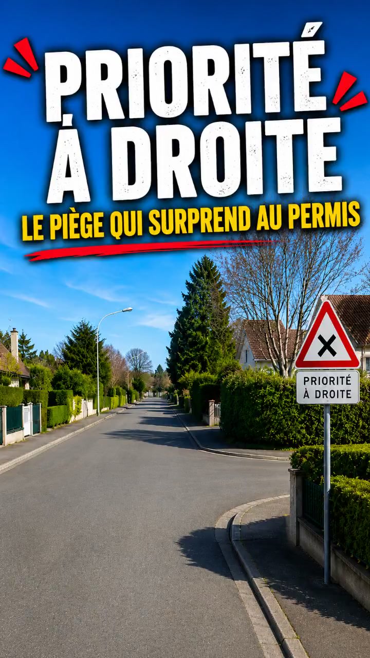 Maîtrise la priorité à droite pour réussir ton permis !