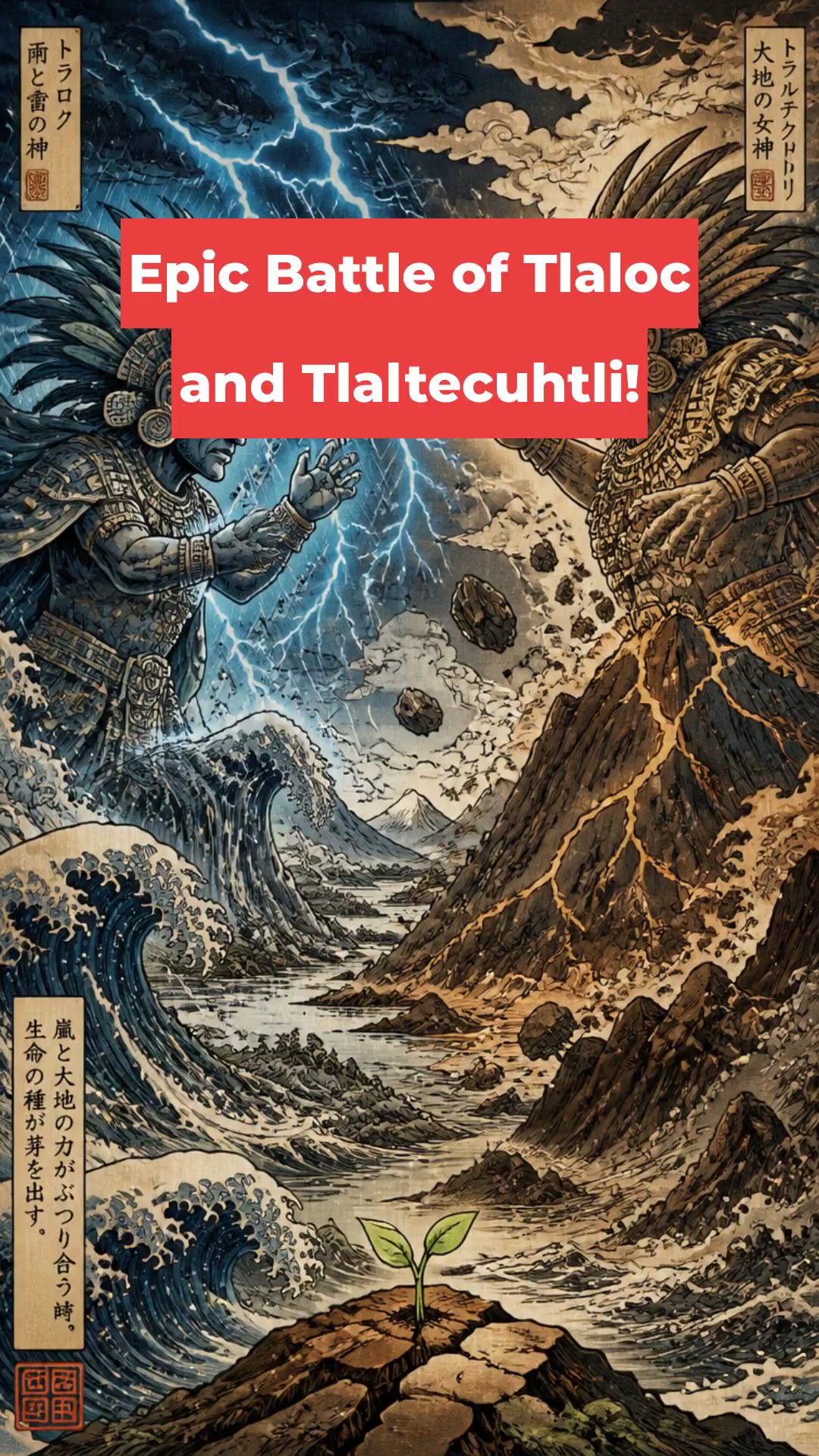 Epic Battle of Tlaloc and Tlaltecuhtli!