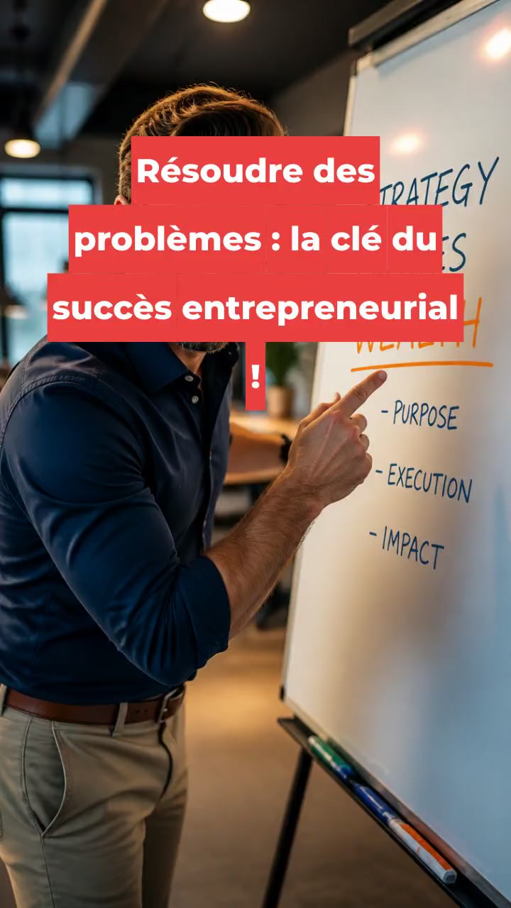Résoudre des problèmes : la clé du succès entrepreneurial !