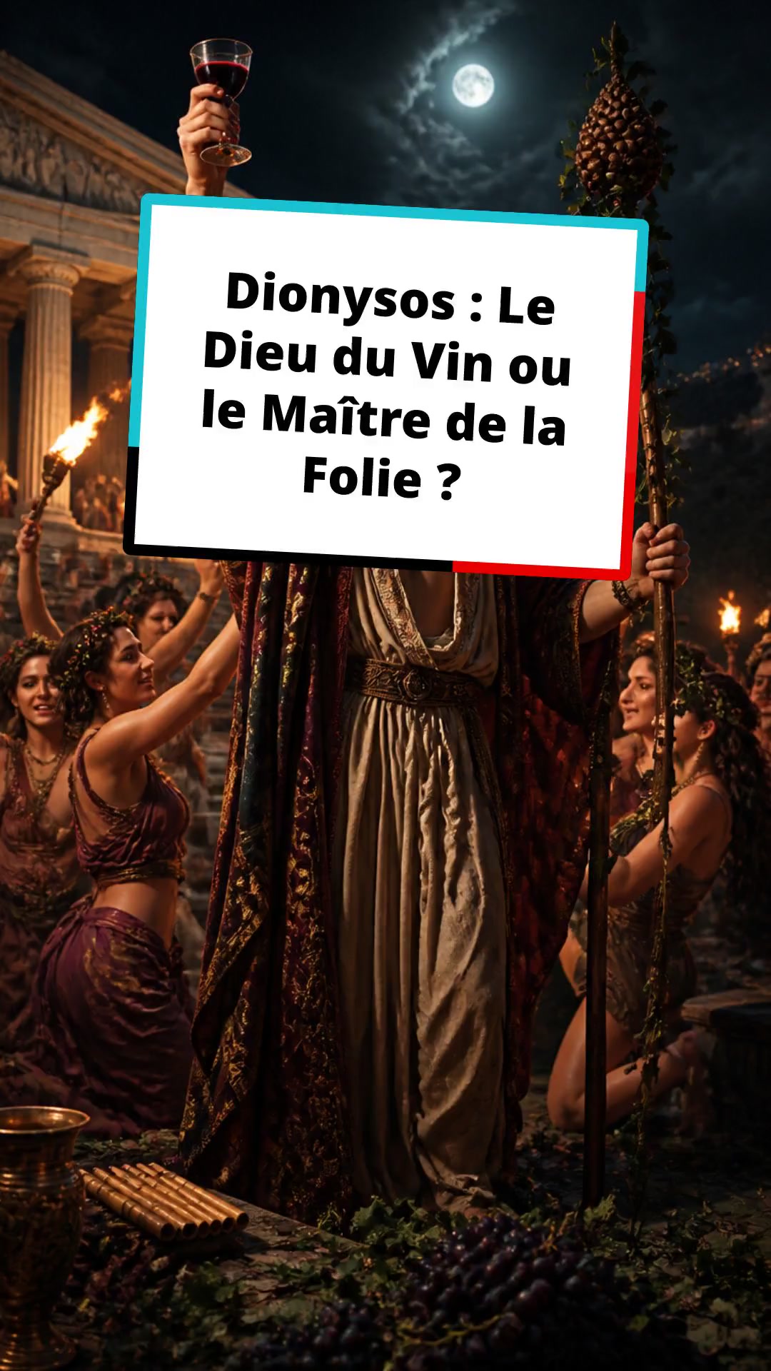 Dionysos : Le Dieu du Vin ou le Maître de la Folie ?