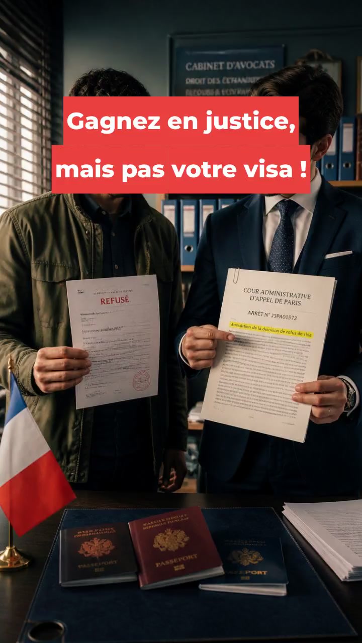 Gagnez en justice, mais pas votre visa !