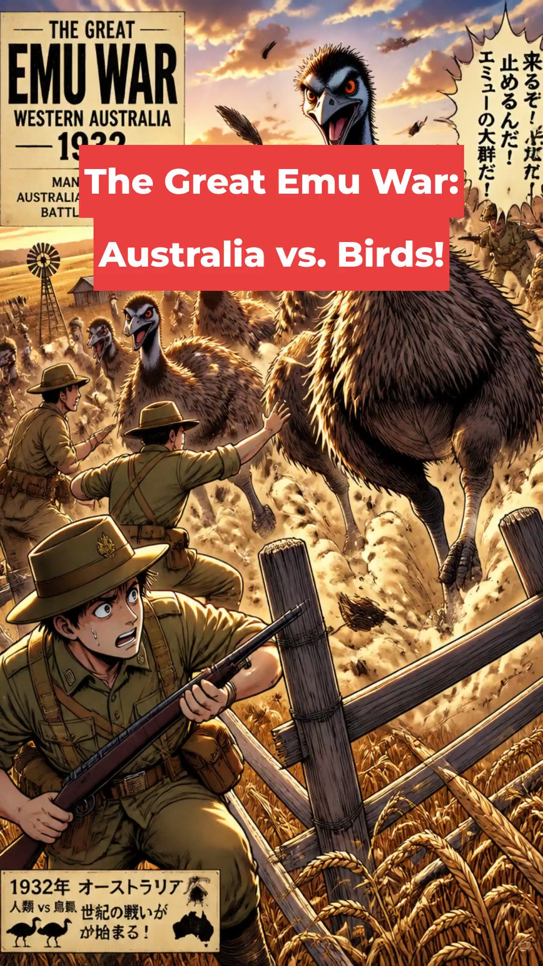 The Great Emu War: Australia vs. Birds!