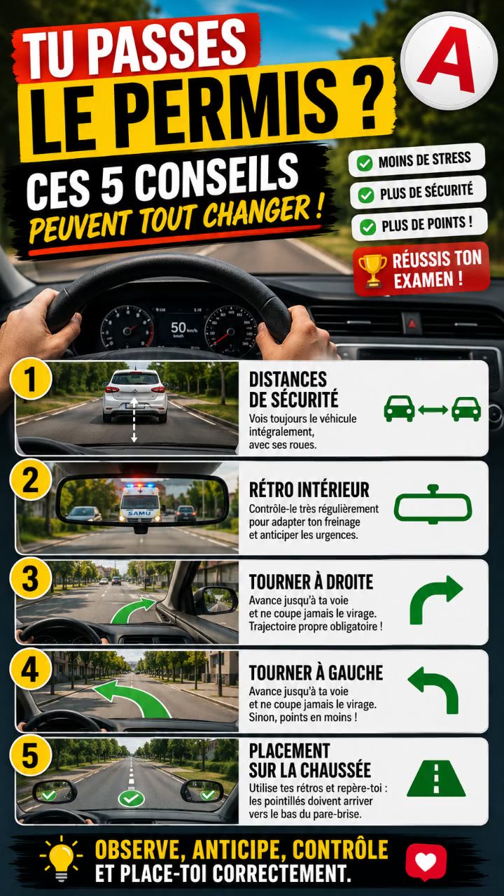 5 Conseils Incontournables pour Réussir Ton Permis de Conduire!