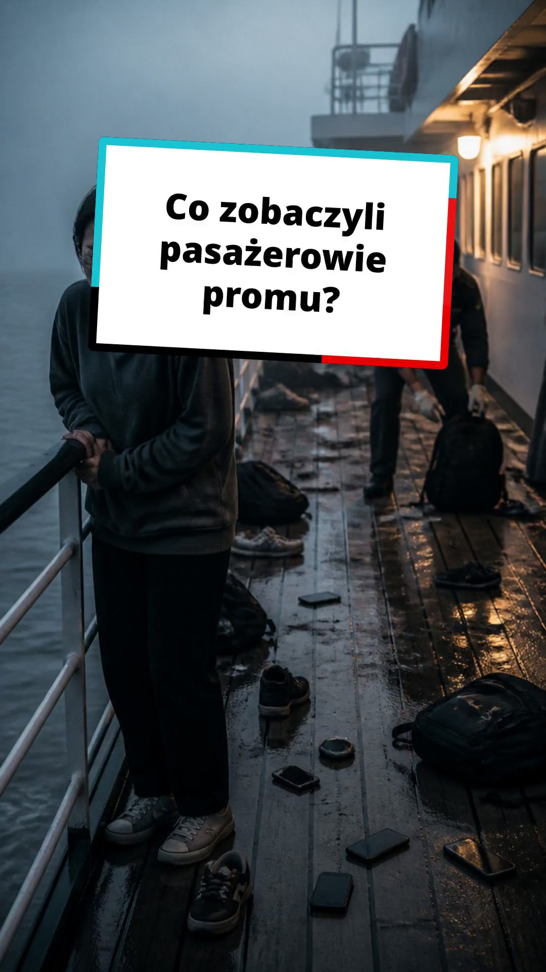 Co zobaczyli pasażerowie promu?