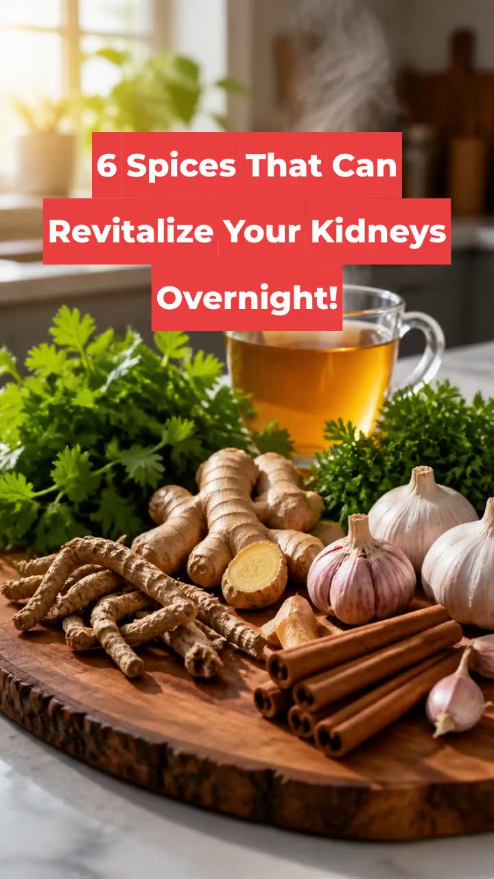 6 Spices That Can Revitalize Your Kidneys Overnight!