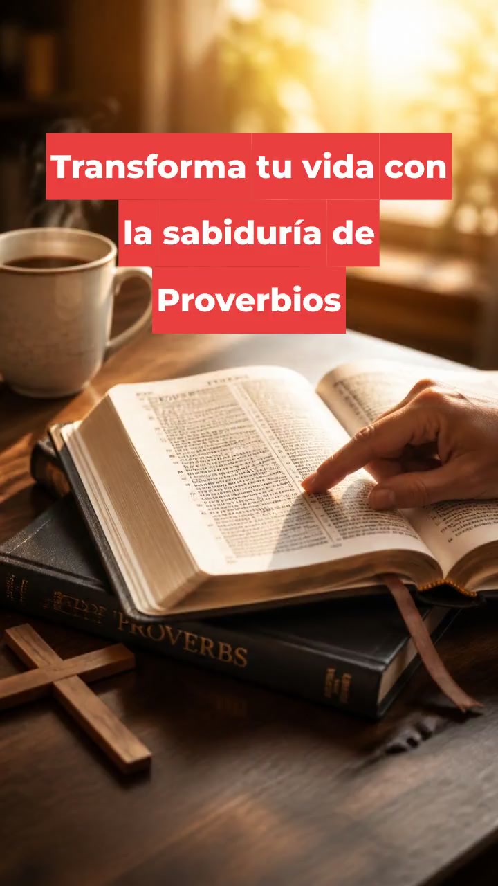 Transforma tu vida con la sabiduría de Proverbios