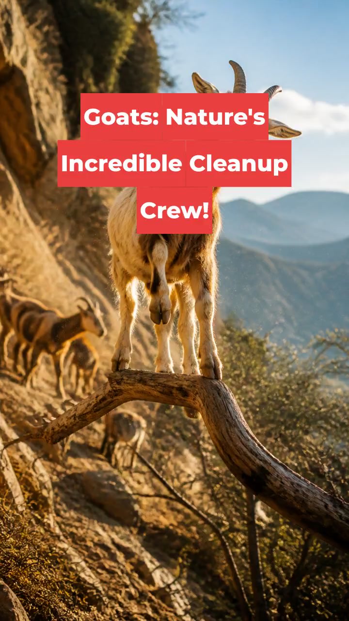 Goats: Nature's Incredible Cleanup Crew!