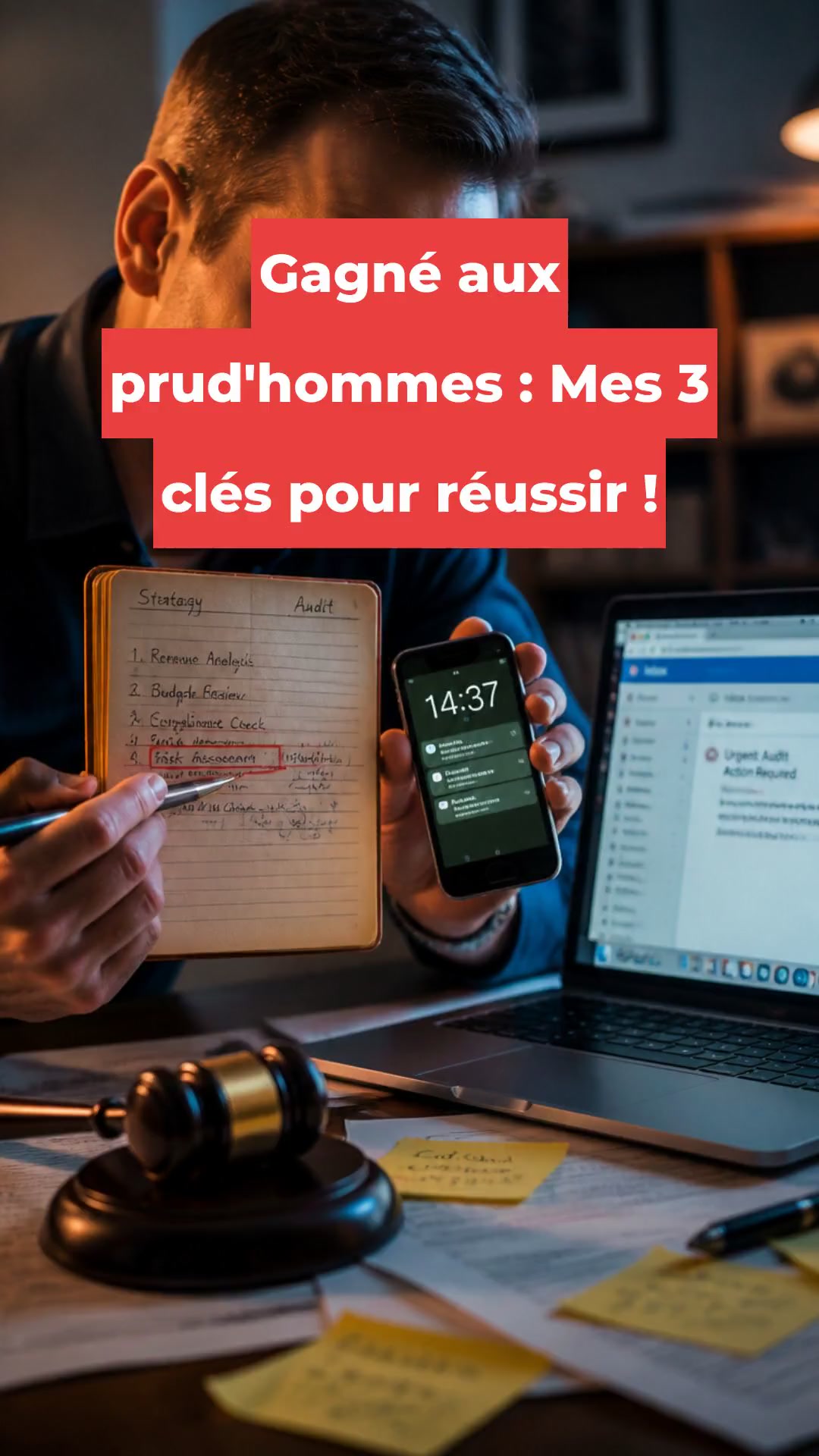 Gagné aux prud'hommes : Mes 3 clés pour réussir !