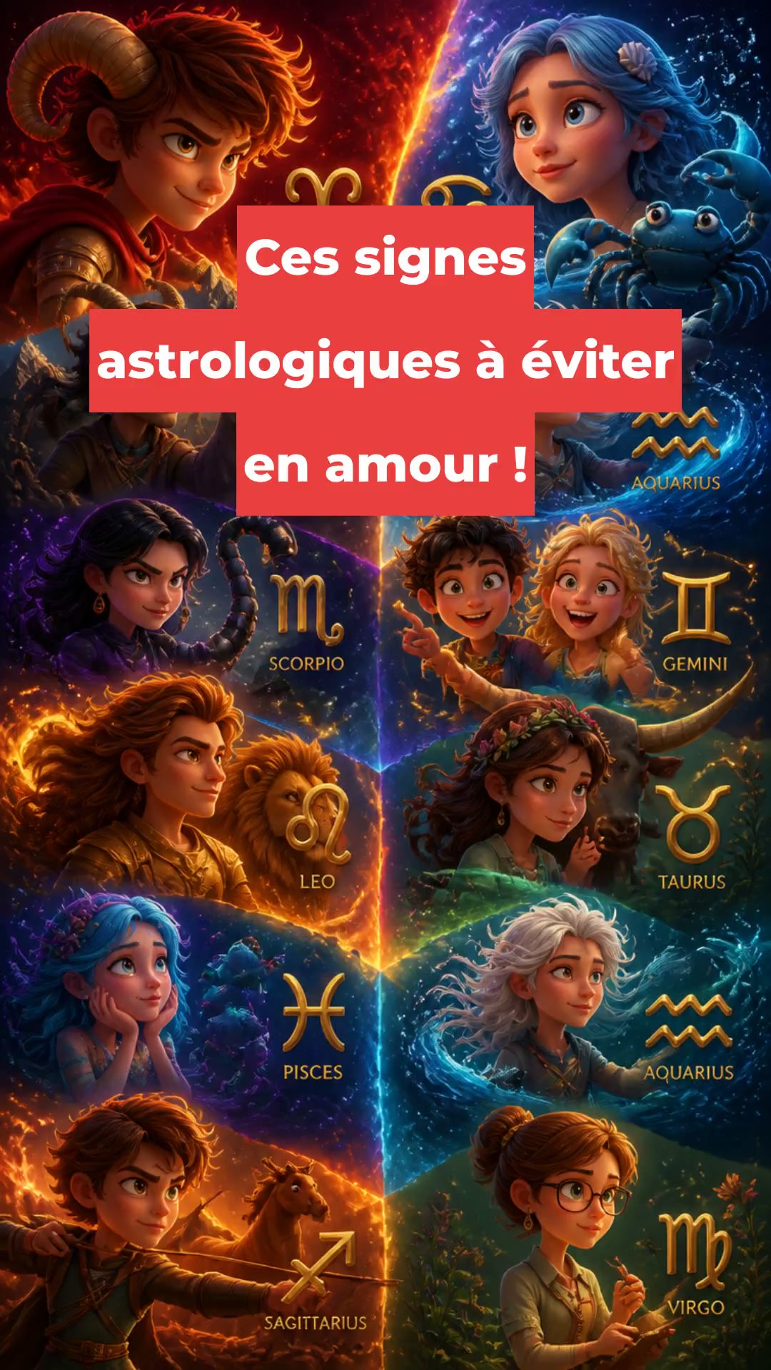 Ces signes astrologiques à éviter en amour !