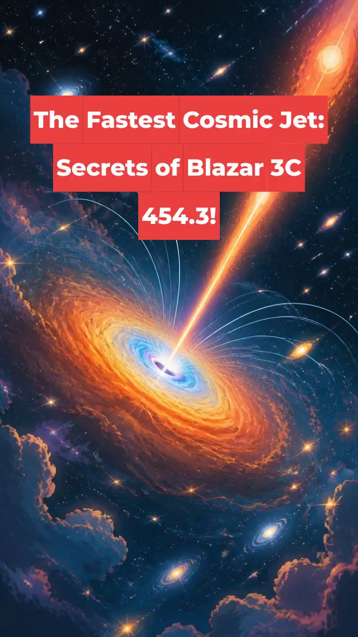 The Fastest Cosmic Jet: Secrets of Blazar 3C 454.3!