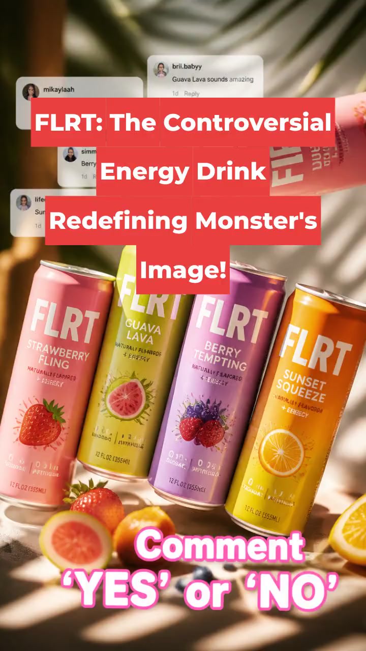 FLRT: The Controversial Energy Drink Redefining Monster's Image!