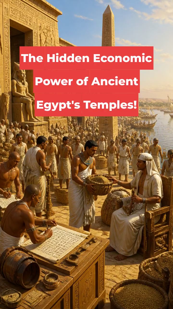 The Hidden Economic Power of Ancient Egypt's Temples!