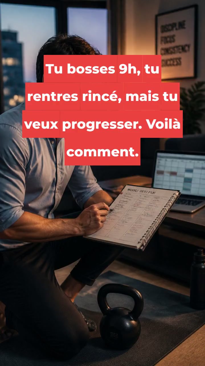 Maximise ton temps d'entraînement !