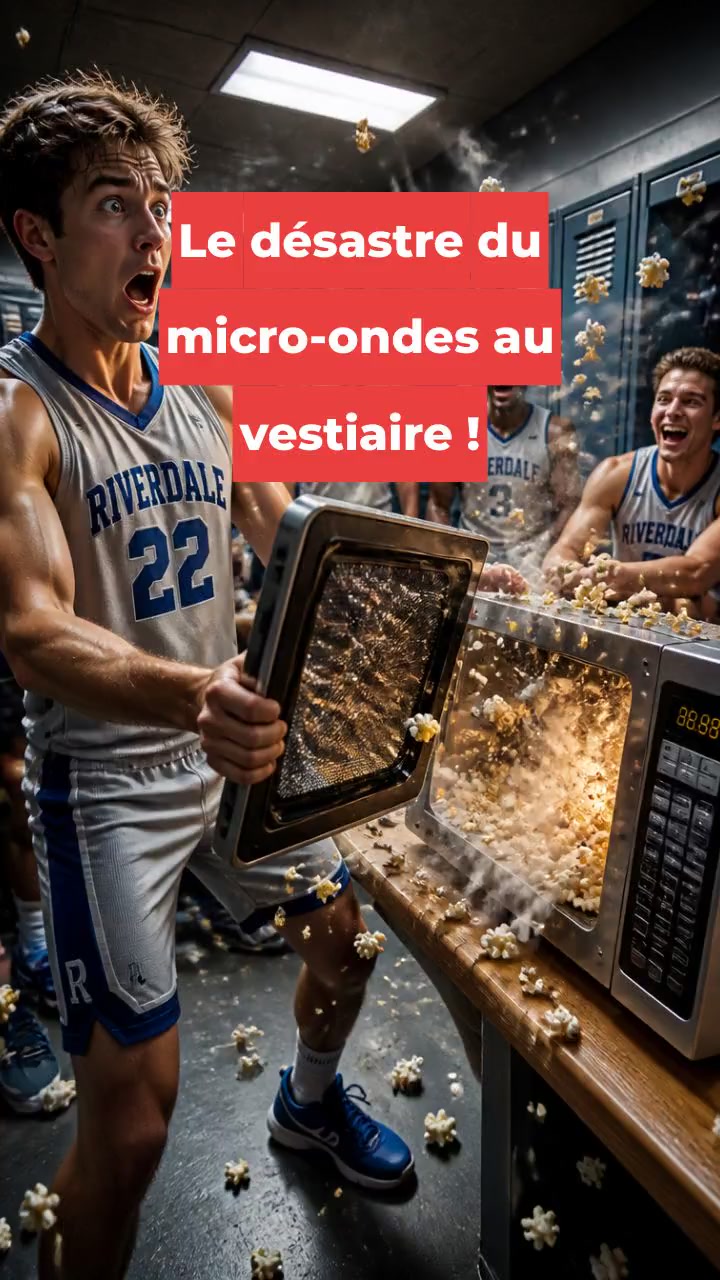 Le désastre du micro-ondes au vestiaire !