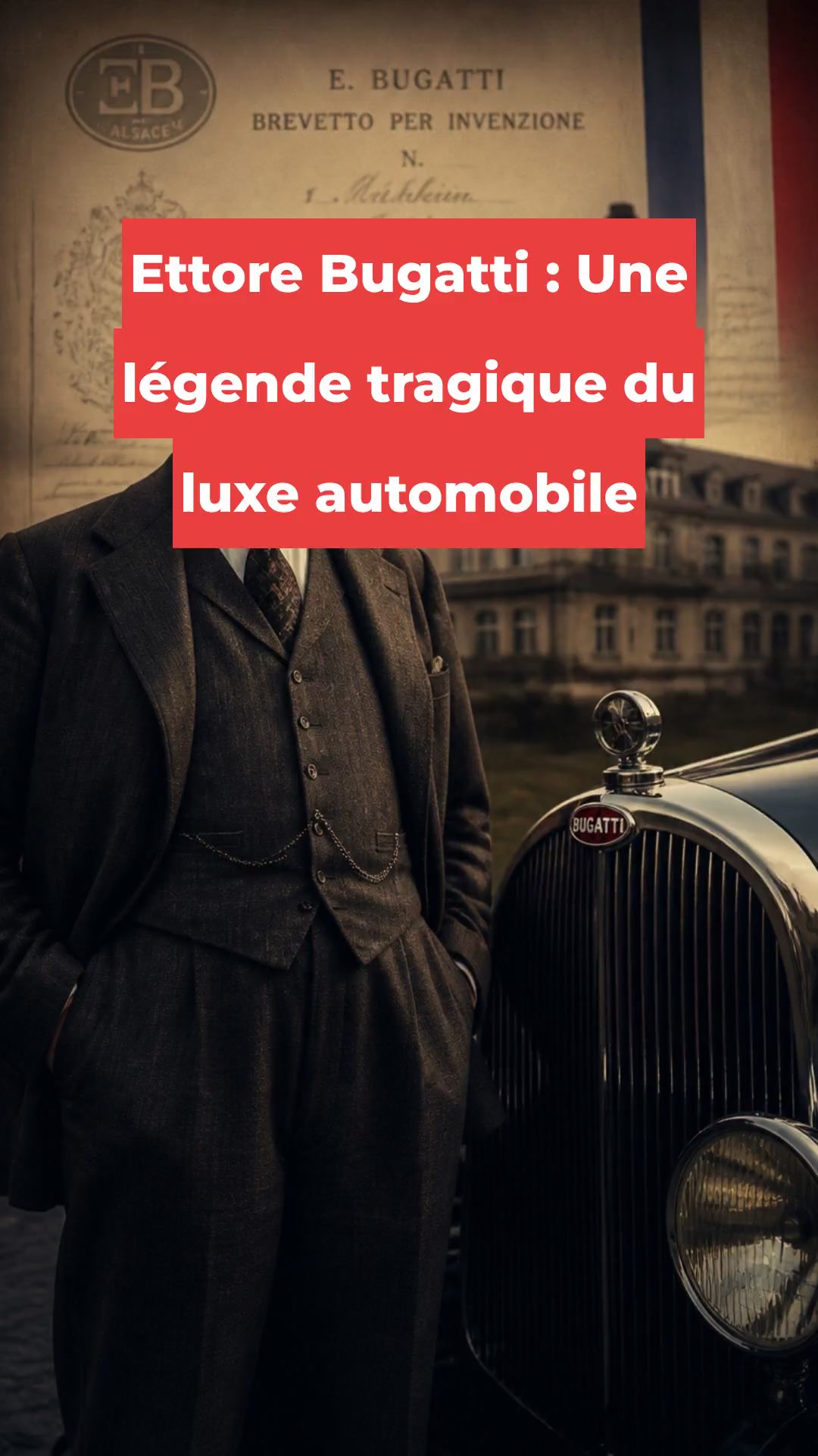 Ettore Bugatti : Une légende tragique du luxe automobile