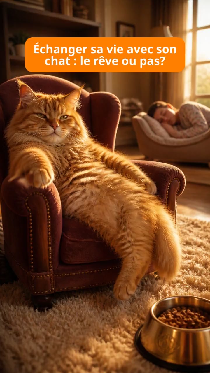 Échanger sa vie avec son chat : le rêve ou la honte ?