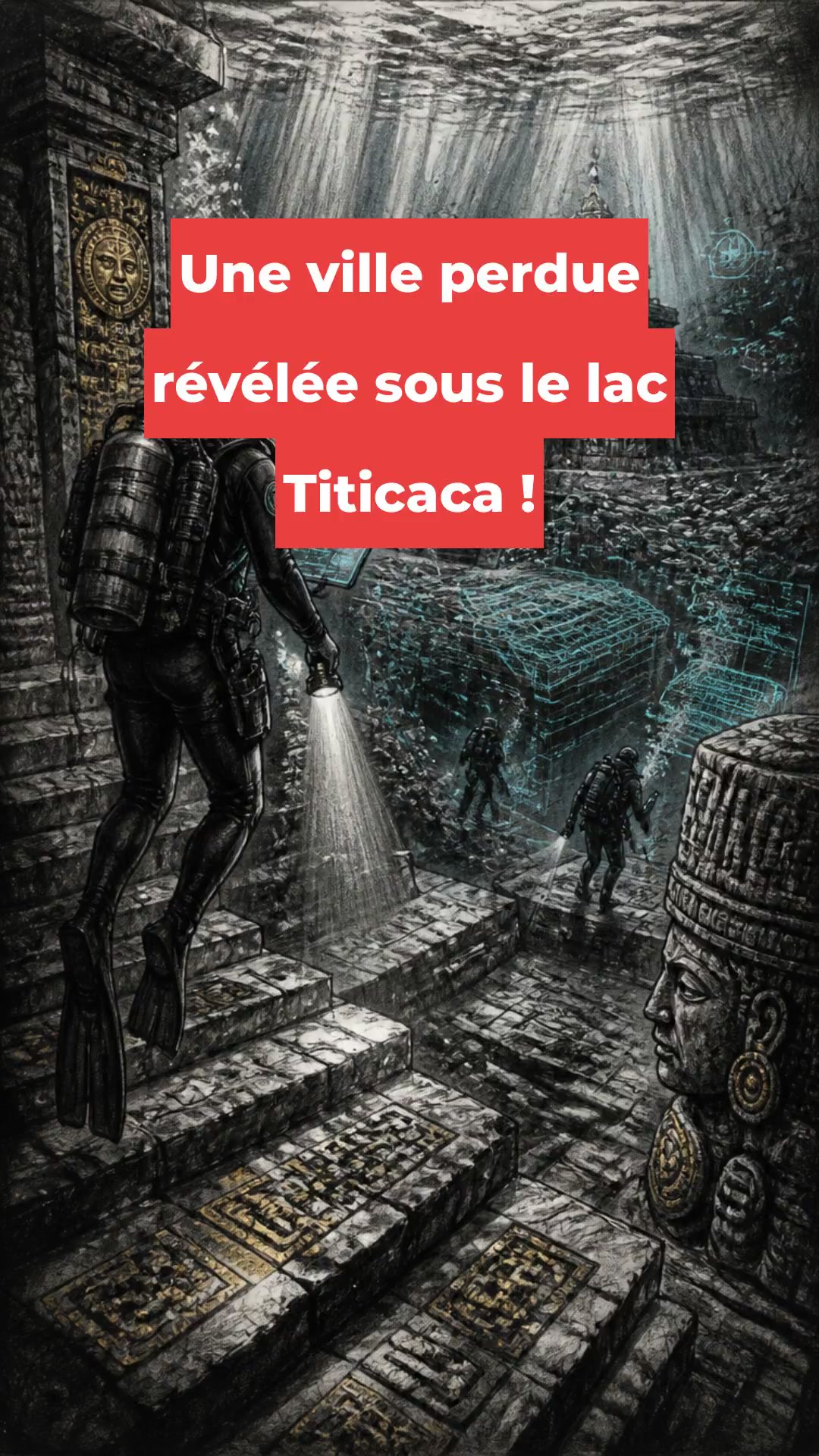 Une ville perdue révélée sous le lac Titicaca !