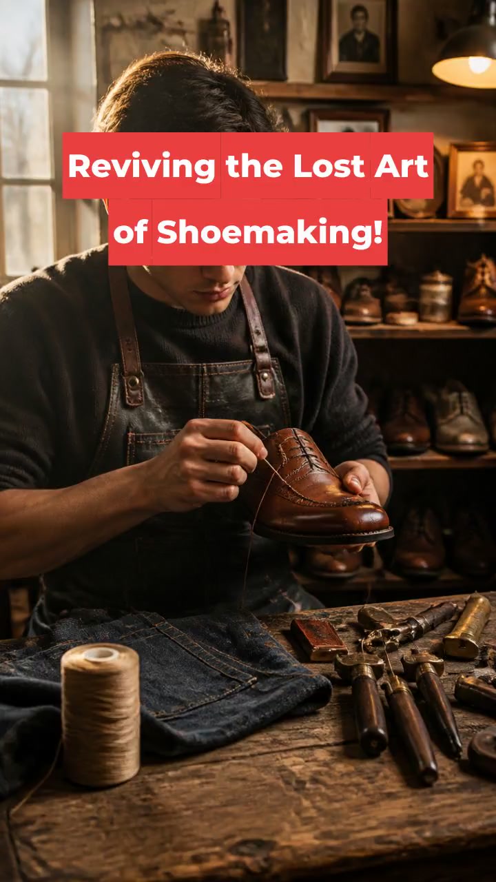 Reviving the Lost Art of Shoemaking!