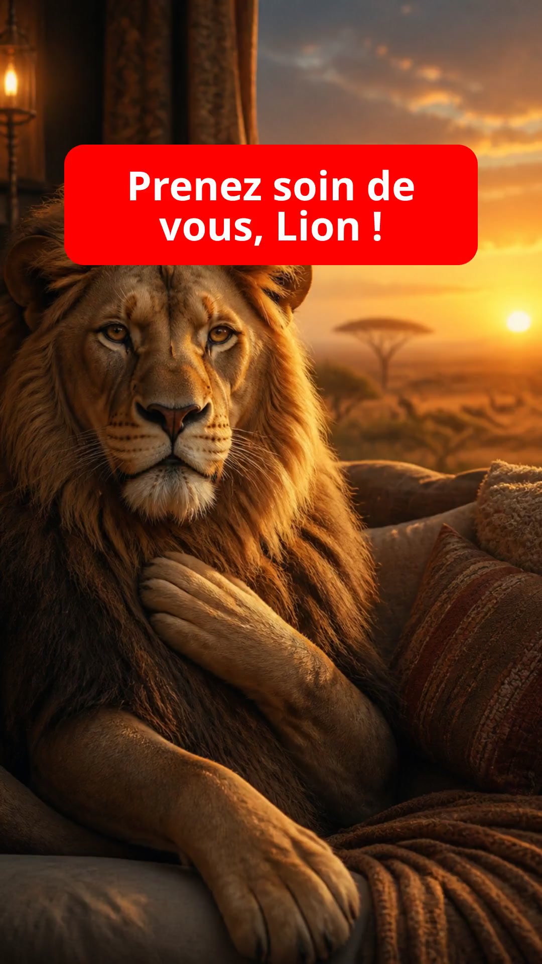 Prenez soin de vous, Lion !