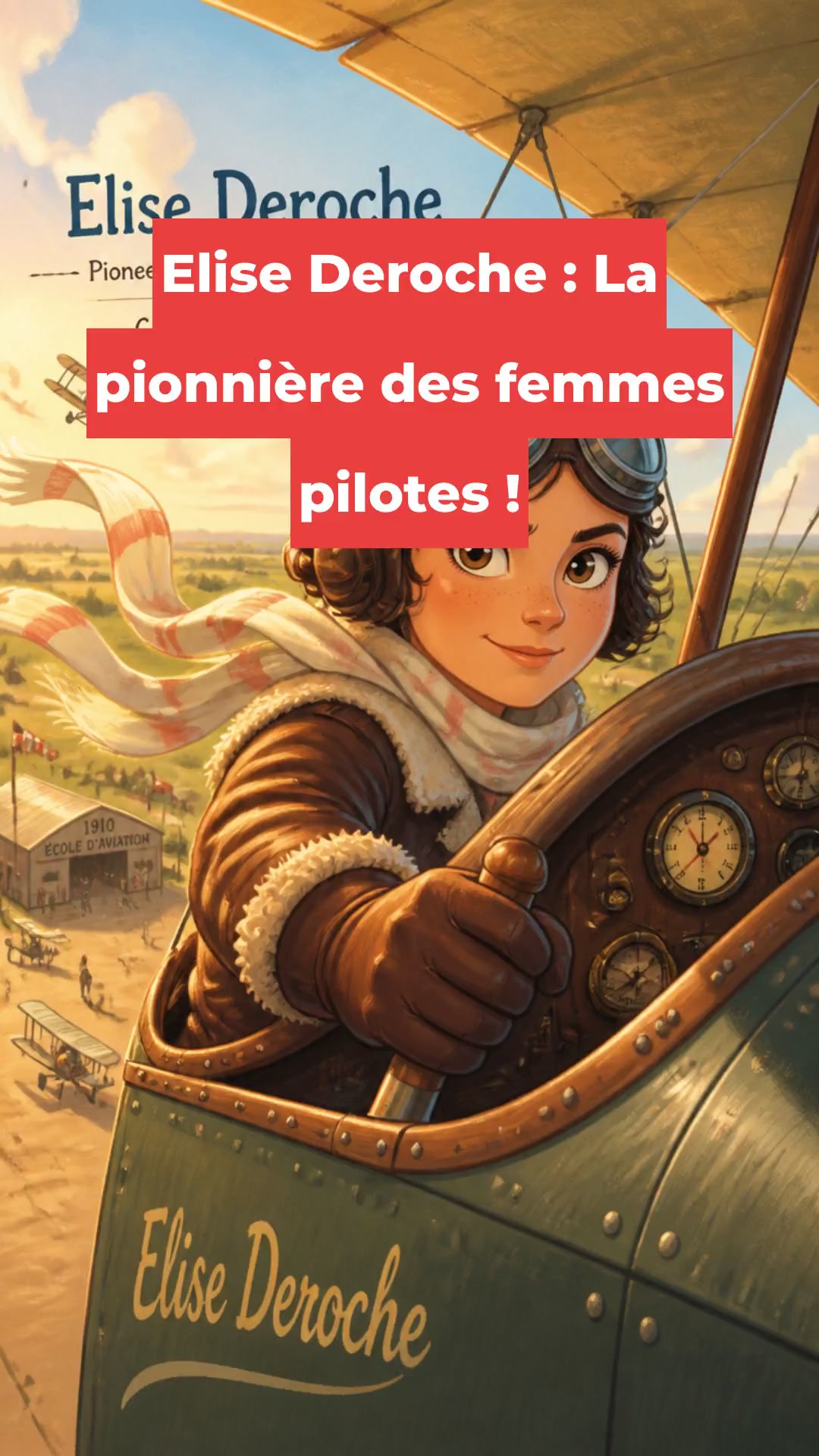 Elise Deroche : La pionnière des femmes pilotes !