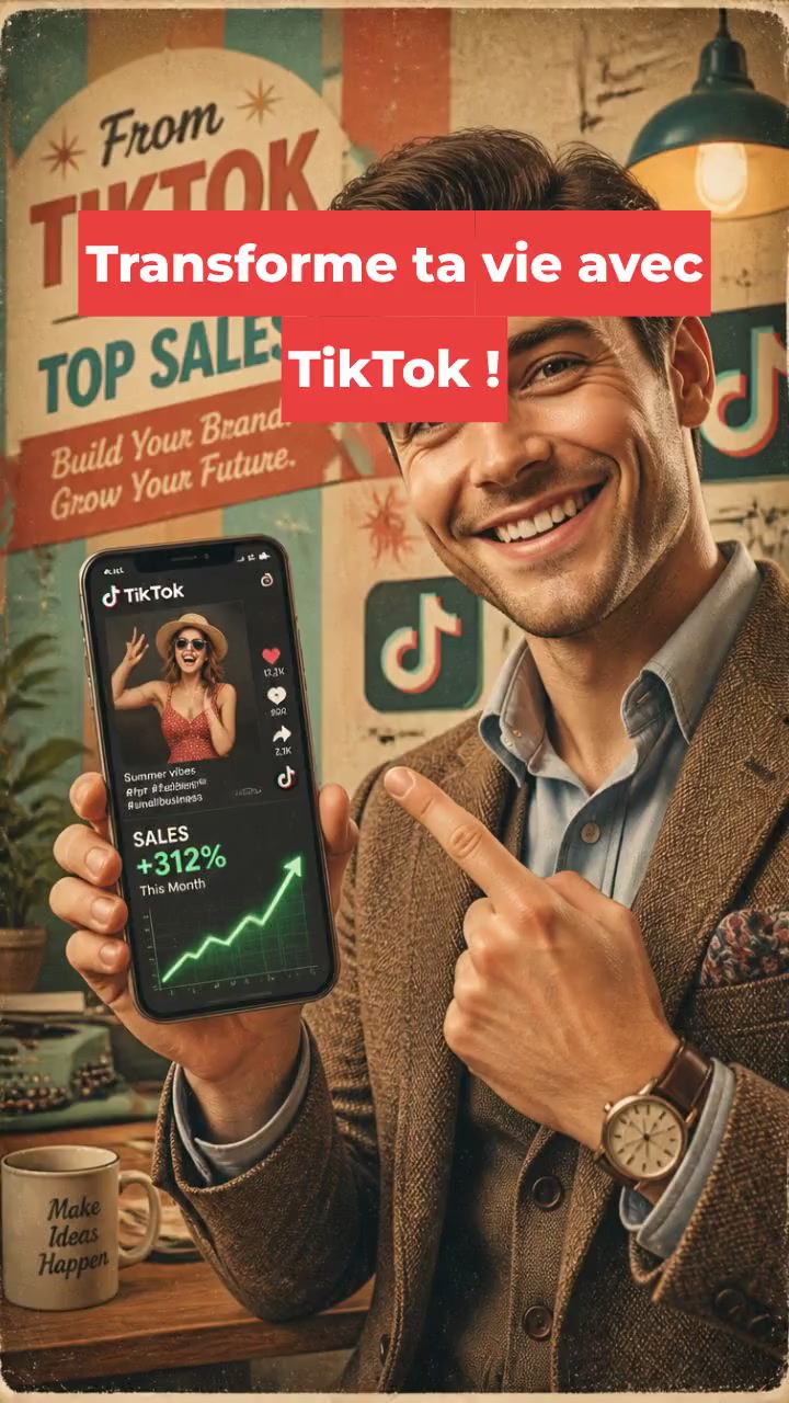 Transforme ta vie avec TikTok !