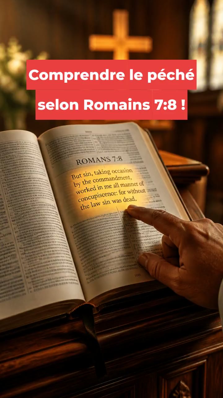 Comprendre le péché selon Romains 7:8 !