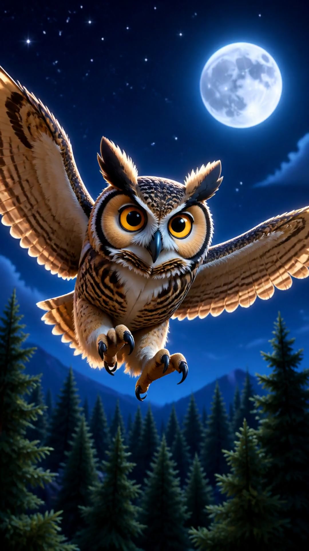 Le Voleur Silencieux de la Nuit : Découvrez le Hibou Grand-Duc!