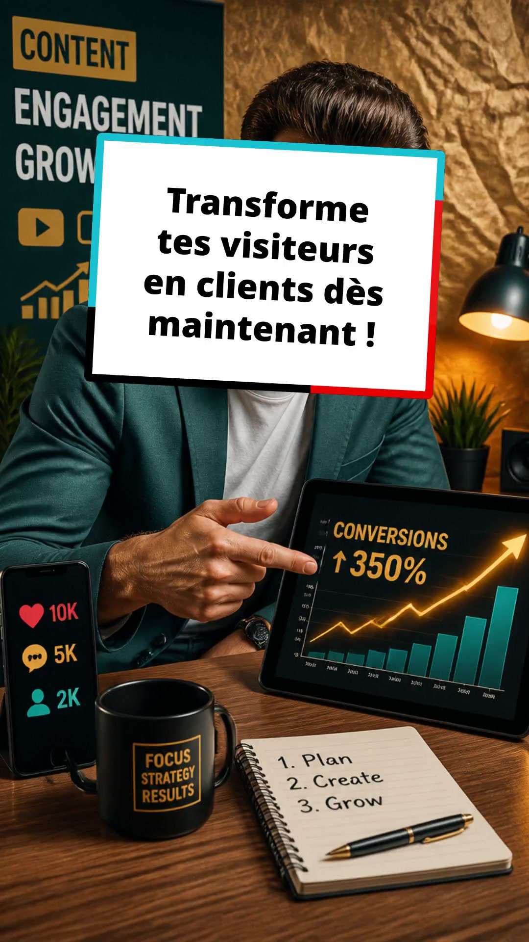 Transforme tes visiteurs en clients dès maintenant !