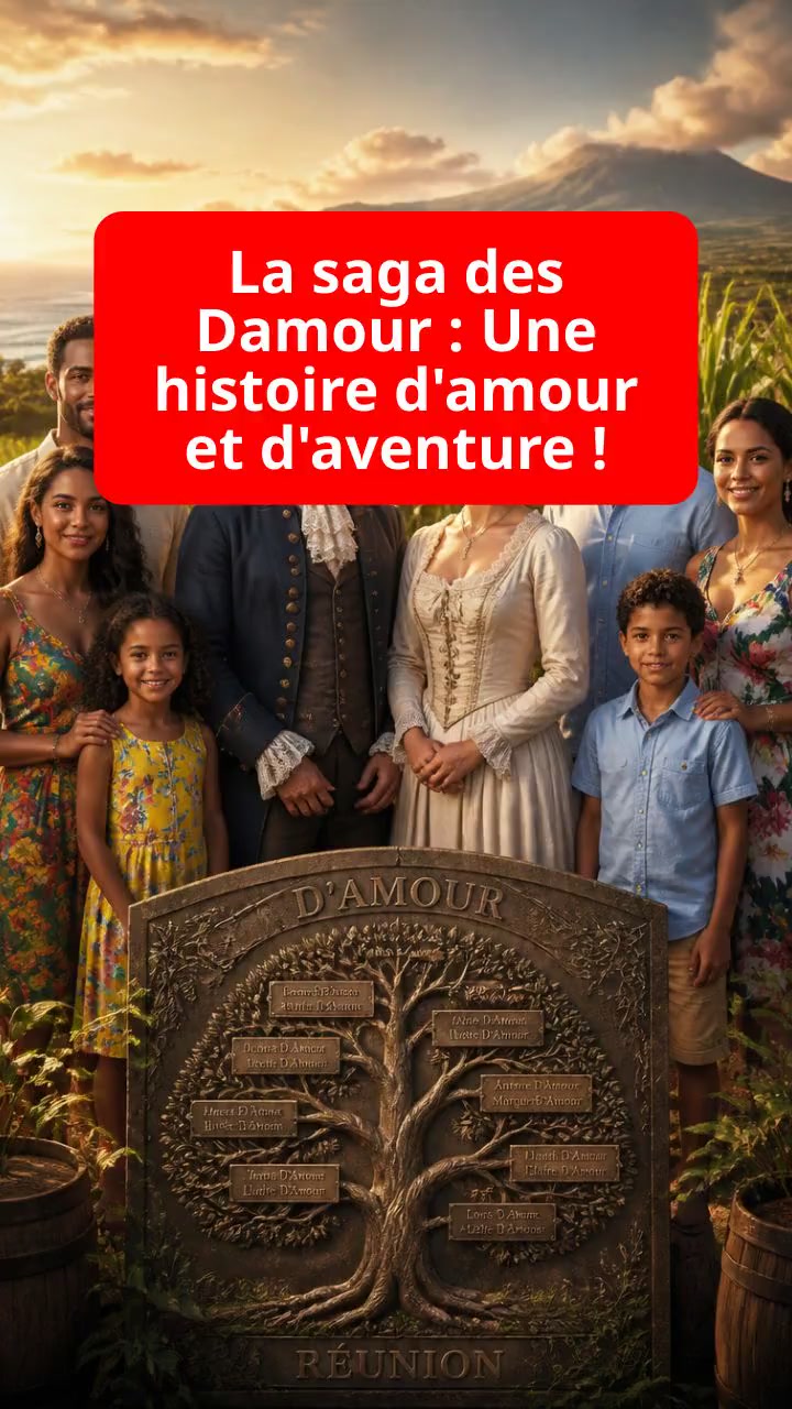 La saga des Damour : Une histoire d'amour et d'aventure !