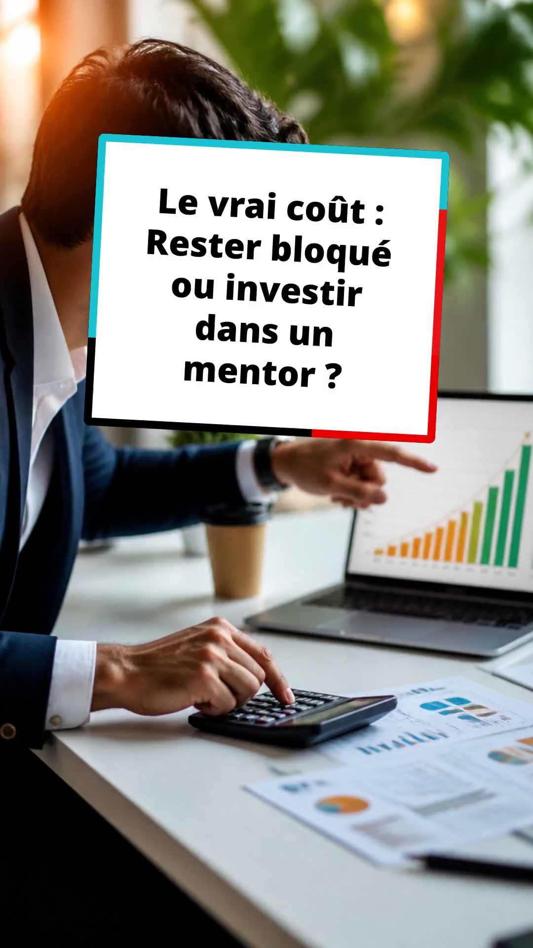 Le vrai coût : Rester bloqué ou investir dans un mentor ?