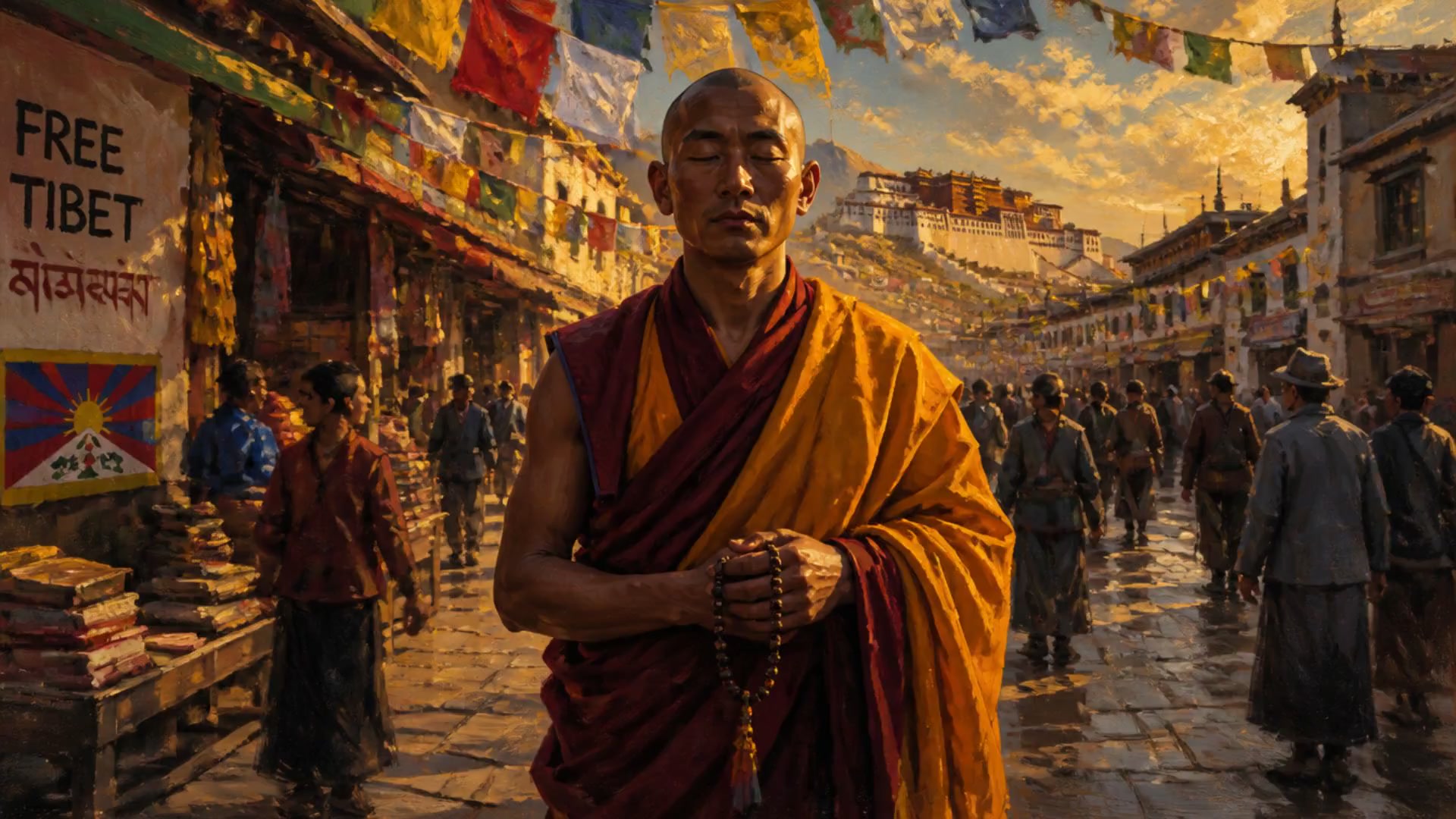 Silence et Résistance : La Puissante Protestation au Tibet