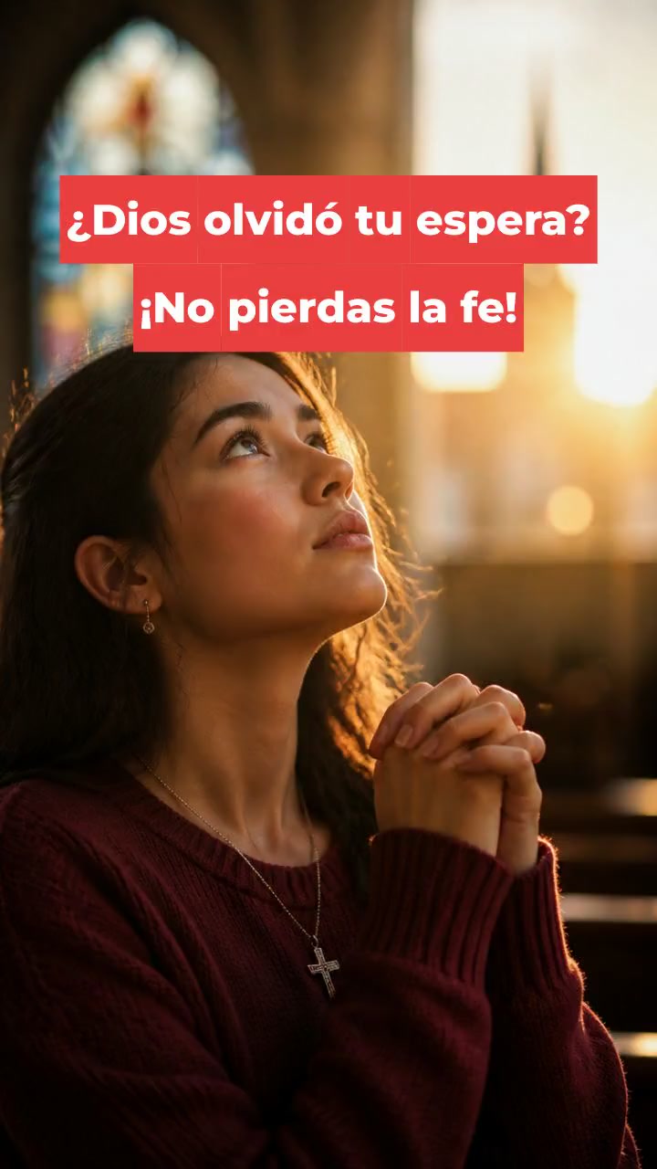 ¿Dios olvidó tu espera? ¡No pierdas la fe!