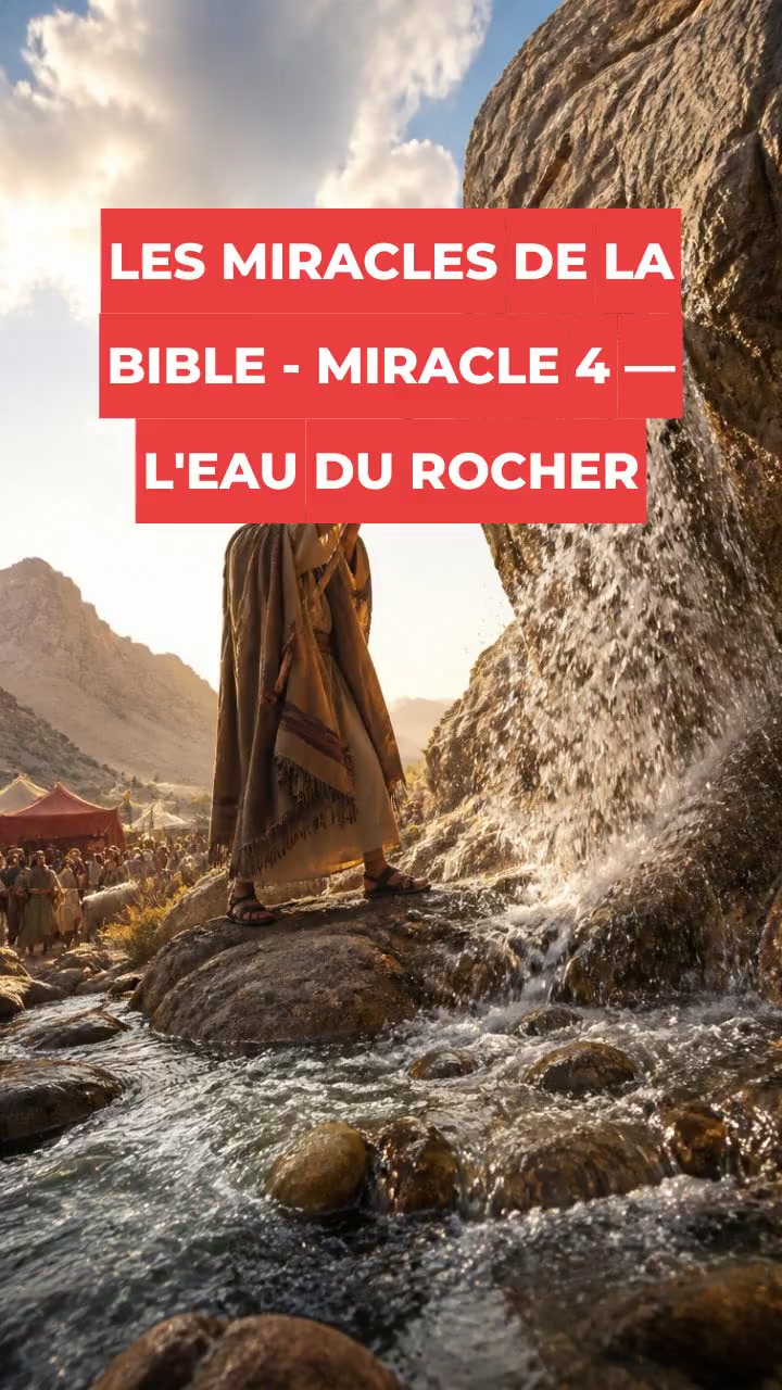 LES MIRACLES DE LA BIBLE - MIRACLE 4 — L'EAU DU ROCHER