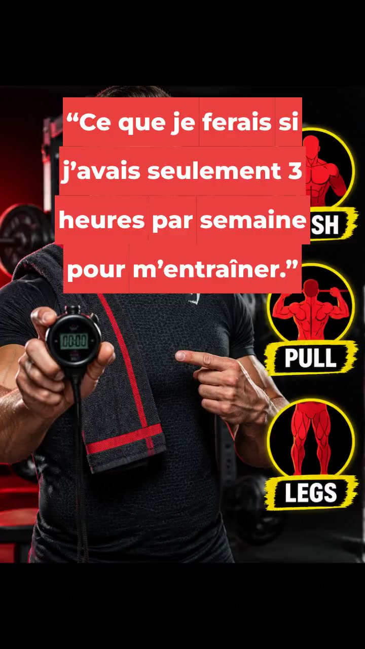 Optimisez votre entraînement en 3 heures par semaine !