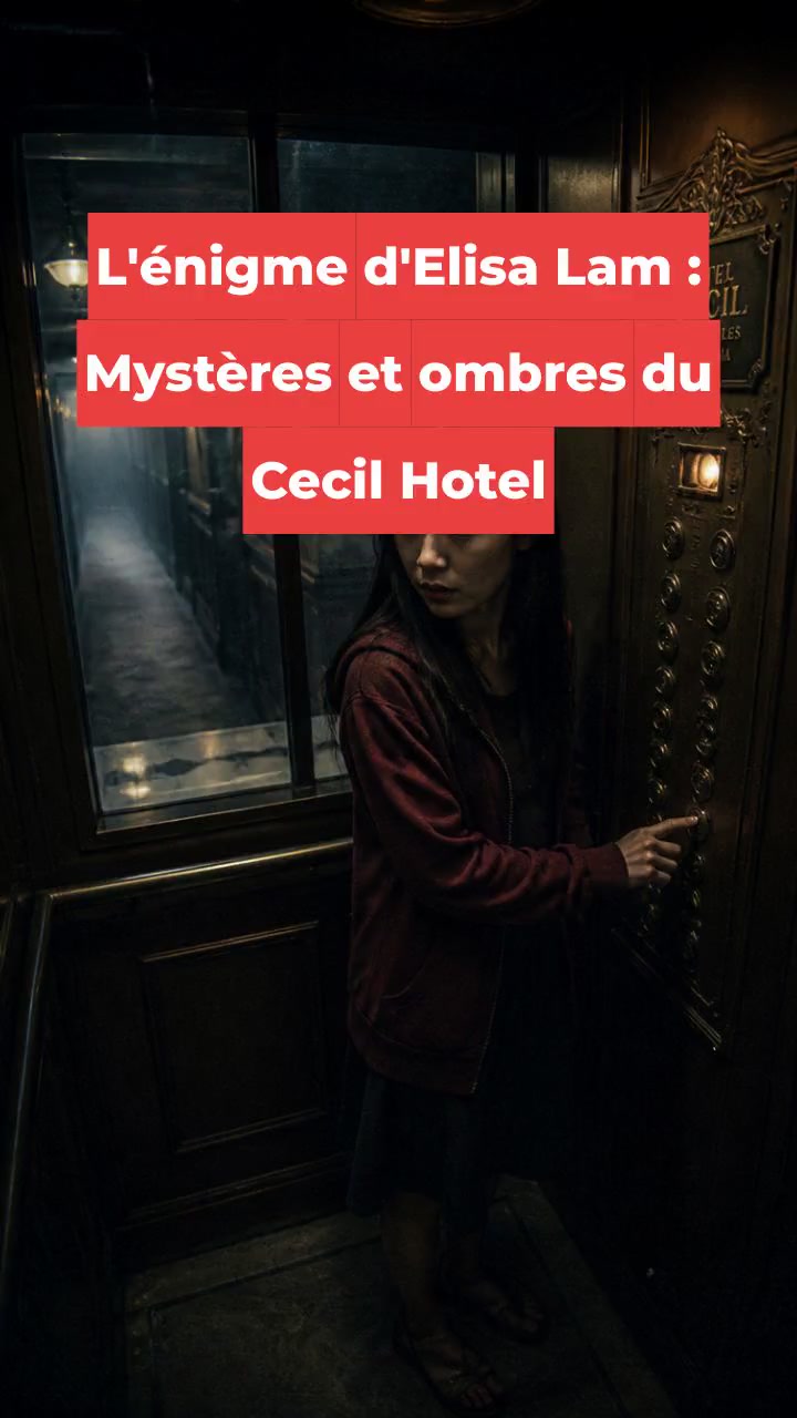 L'énigme d'Elisa Lam : Mystères et ombres du Cecil Hotel