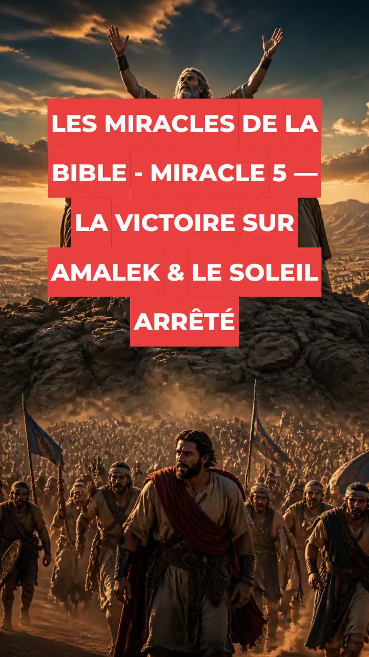 LES MIRACLES DE LA BIBLE - MIRACLE 5 — LA VICTOIRE SUR AMALEK & LE SOLEIL ARRÊTÉ