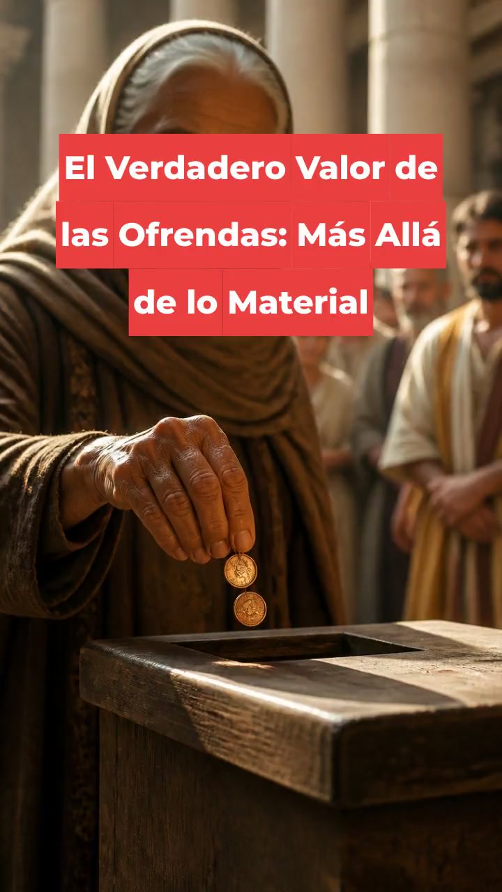 El Verdadero Valor de las Ofrendas: Más Allá de lo Material