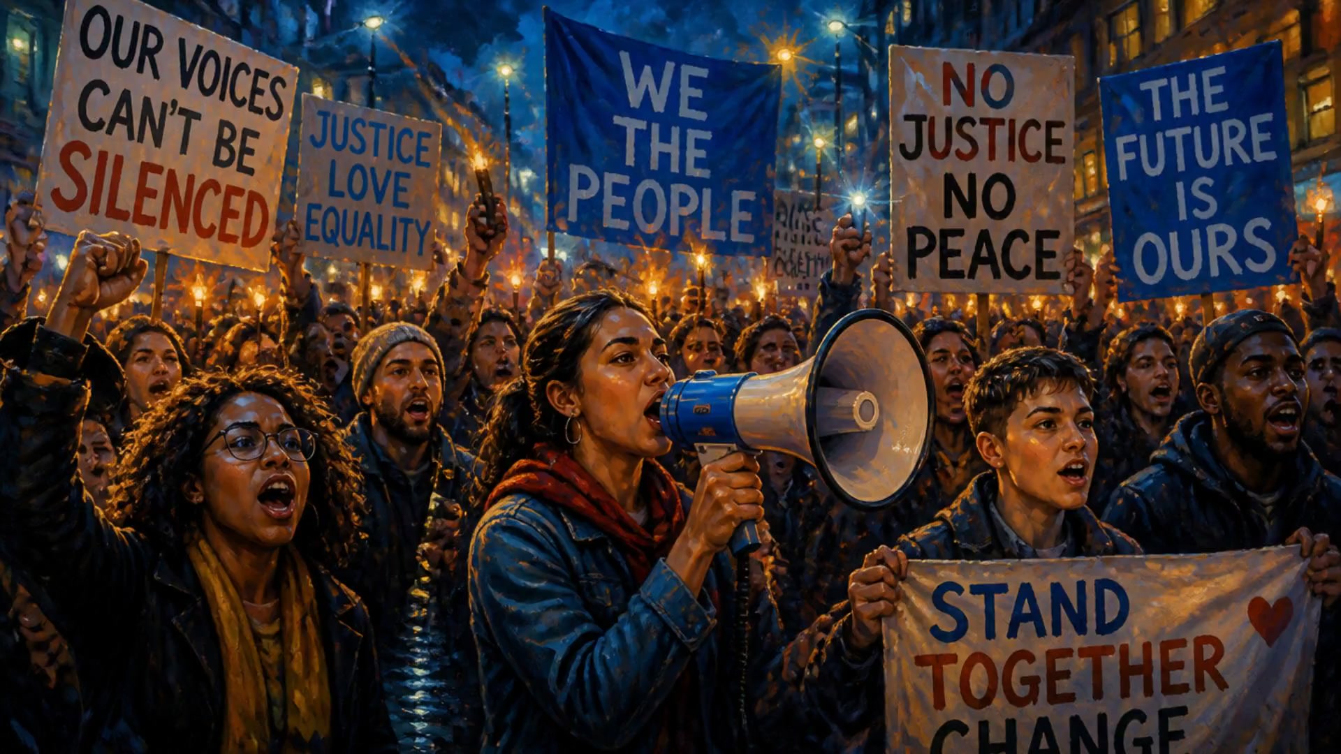Lutte pour la liberté : un cri d'espoir!