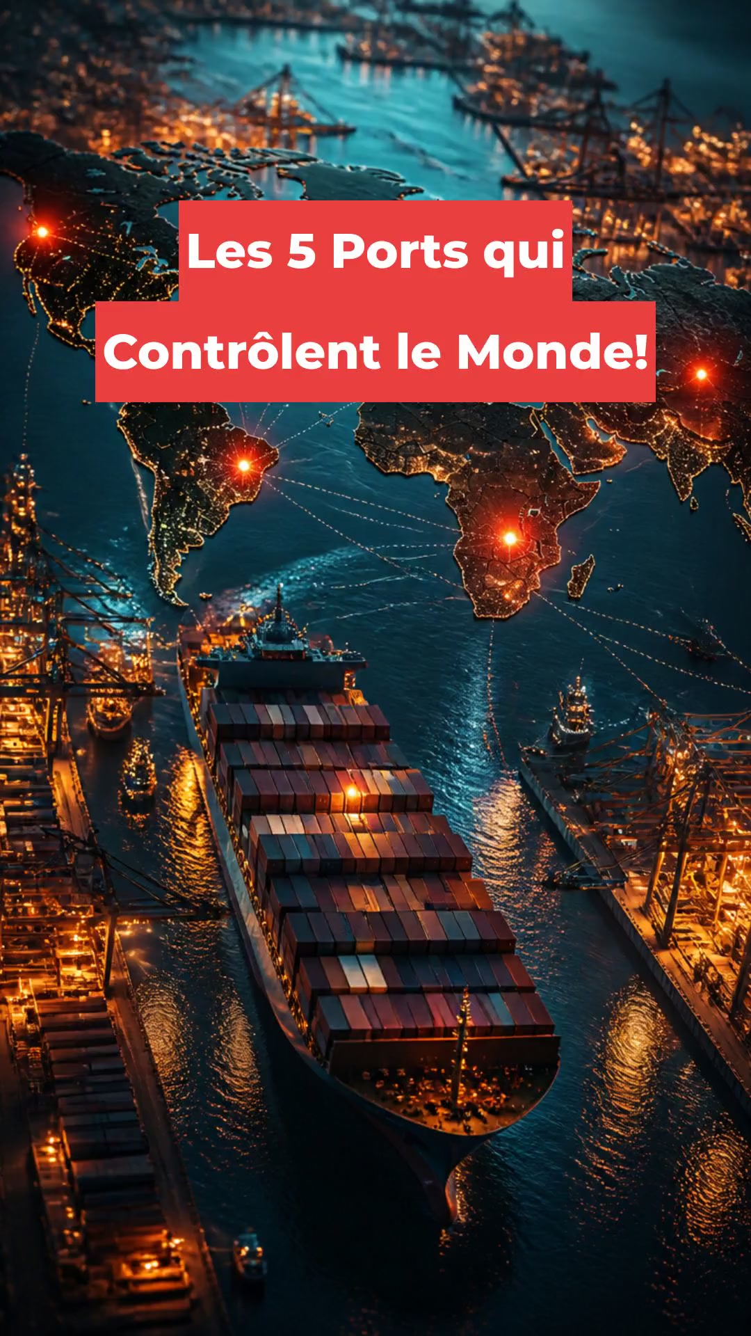 Les 5 Ports qui Contrôlent le Monde!