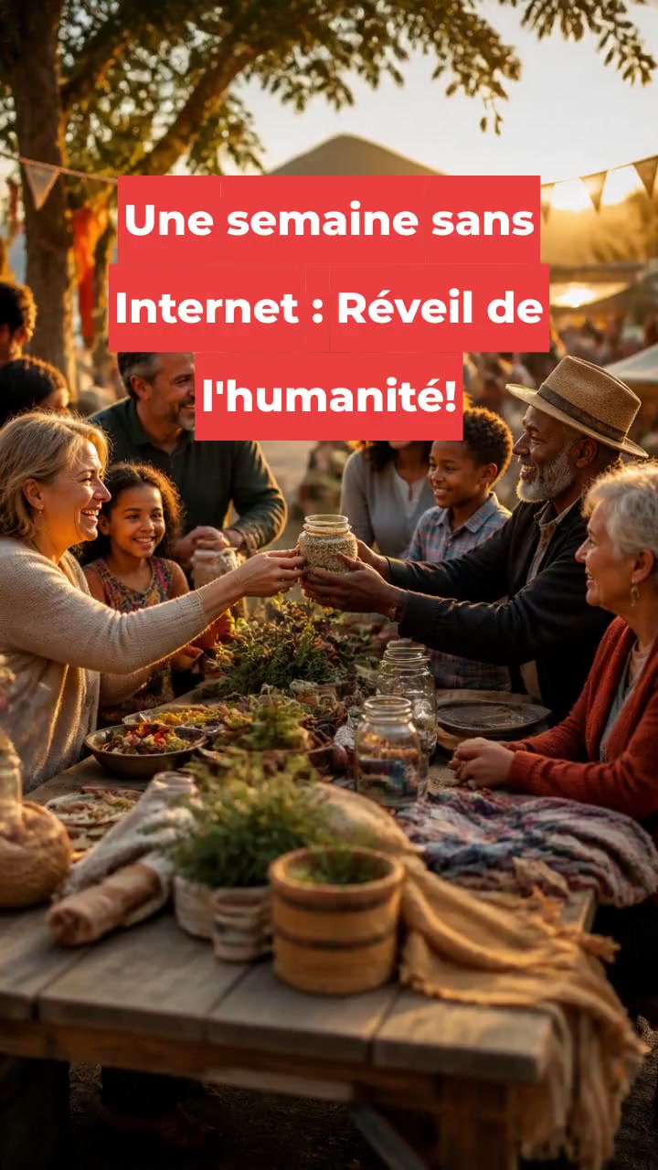 Une semaine sans Internet : Réveil de l'humanité!