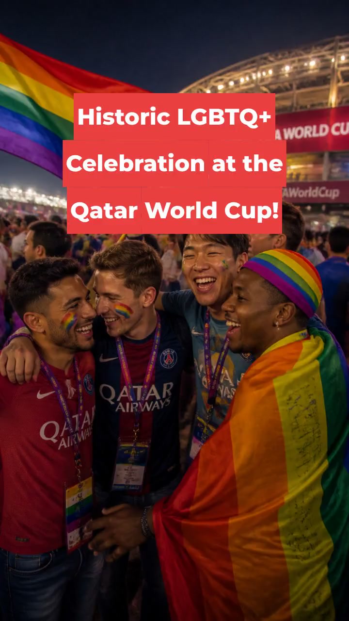 Historic LGBTQ+ Celebration at the Qatar World Cup!
