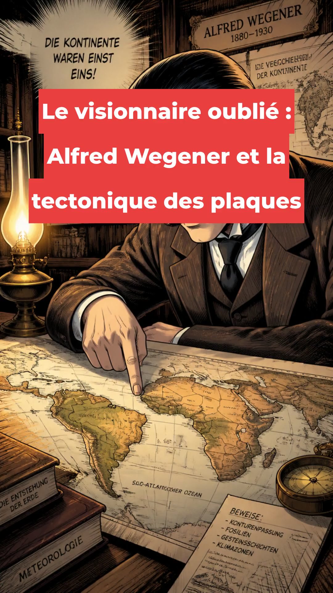 Le visionnaire oublié : Alfred Wegener et la tectonique des plaques